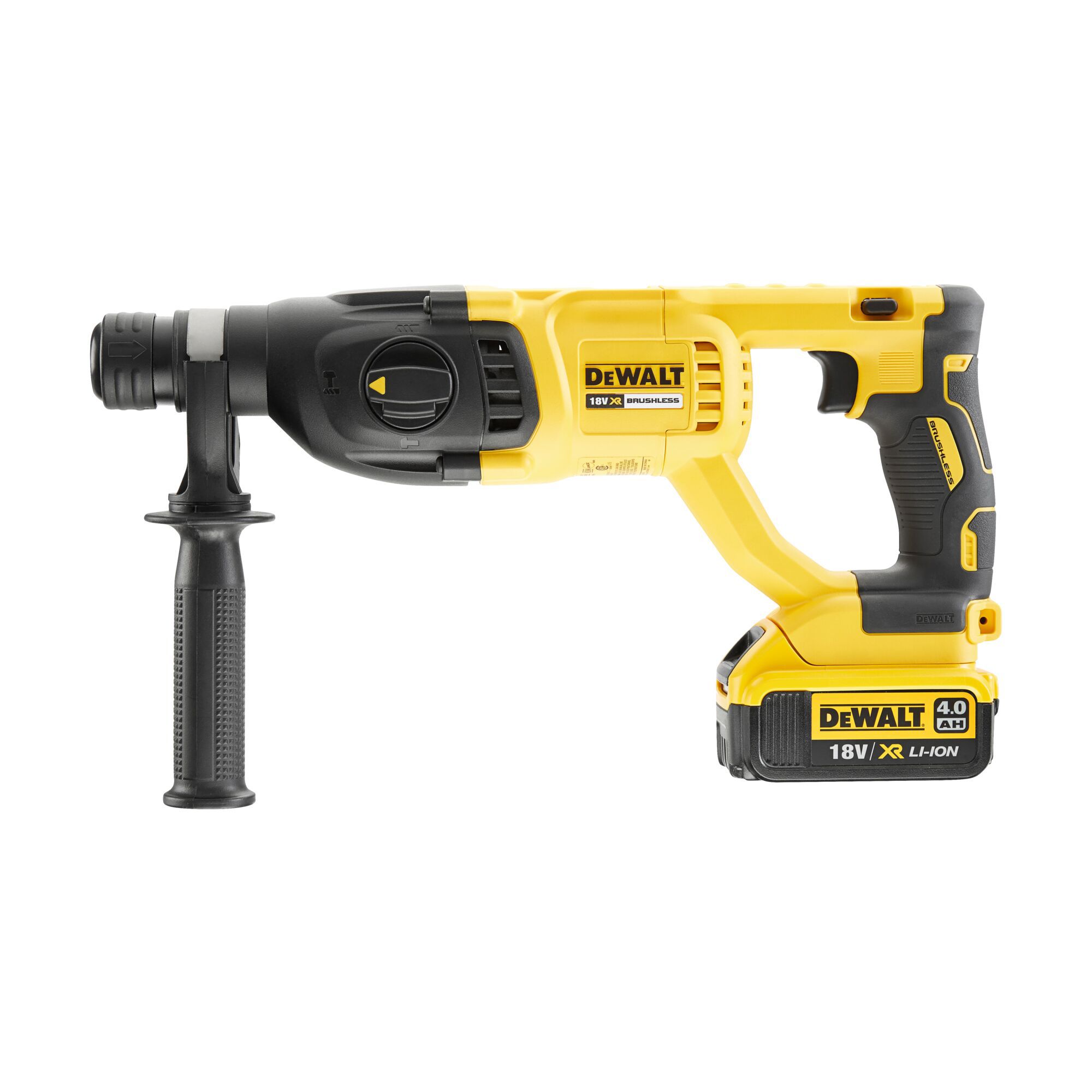 DeWalt 18V 1 x 4.0Ah Li-ion Brushless Cordless SDS+ drill DCH033M1-BQGB