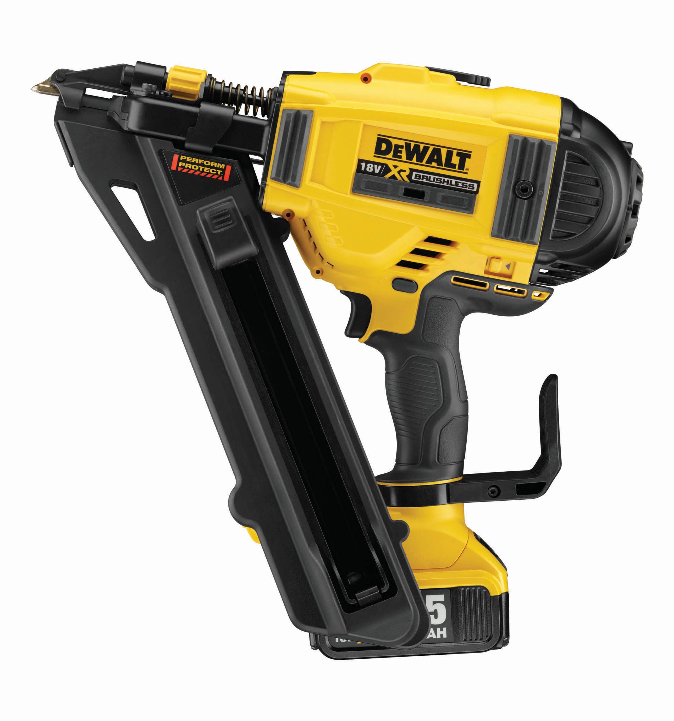 DeWalt 18V 2 x 5Ah Li-ion First fix Cordless Nail gun DCN694P2-GB