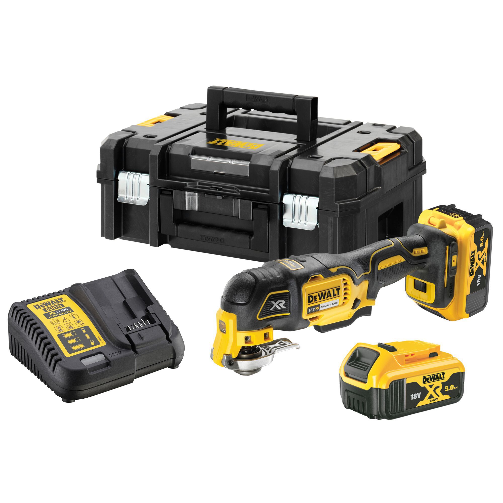 DeWalt 18V 5Ah Li-ion XR Brushless Cordless Multi tool DCS356P2-GB