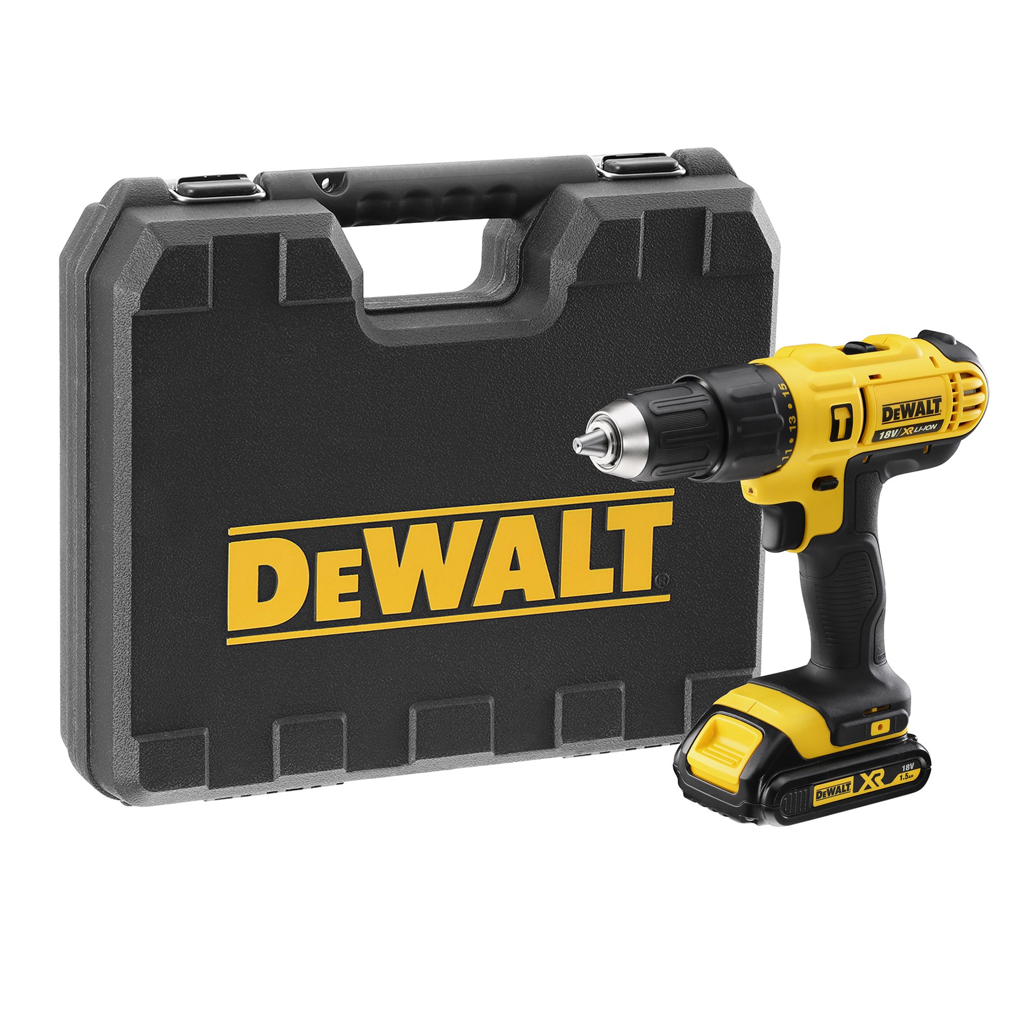 DeWalt 18V Liion Brushed Cordless Combi drill (1 x 1.5Ah) DCD776S1T