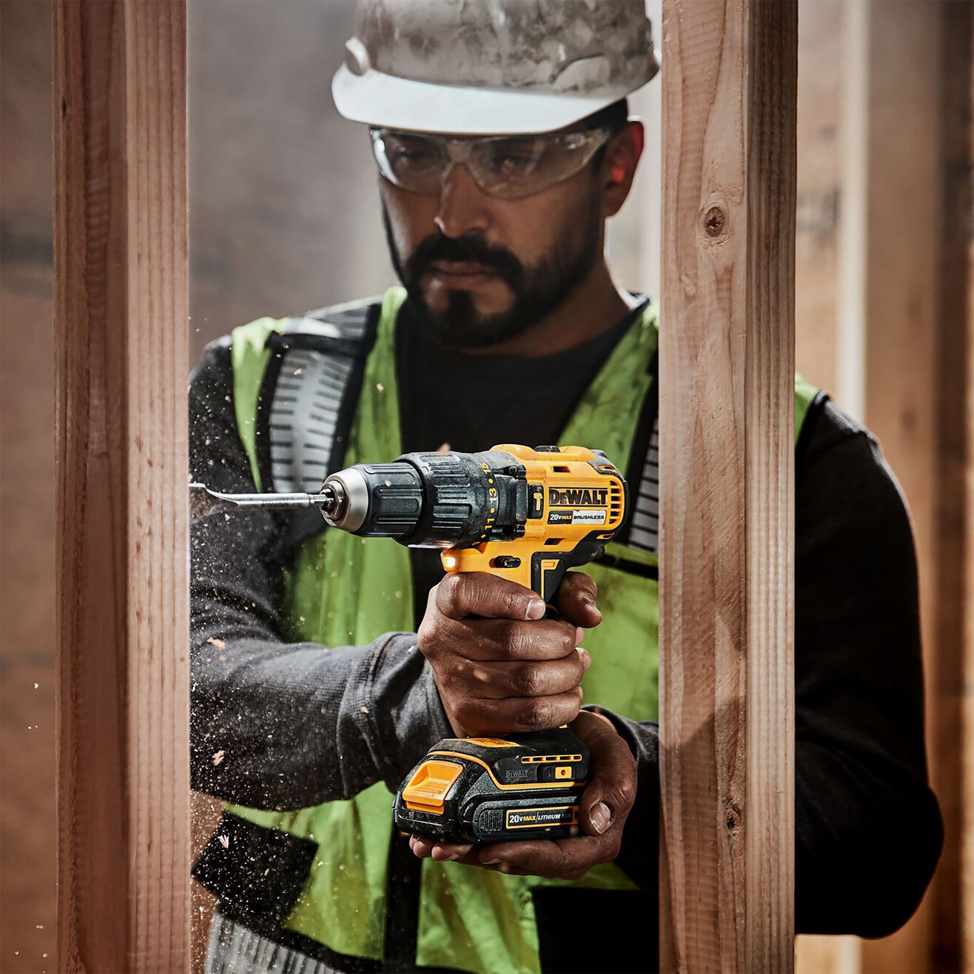 DeWalt 18V Li-ion Brushless Cordless Combi drill (2 x 2Ah) - DCD778D2T