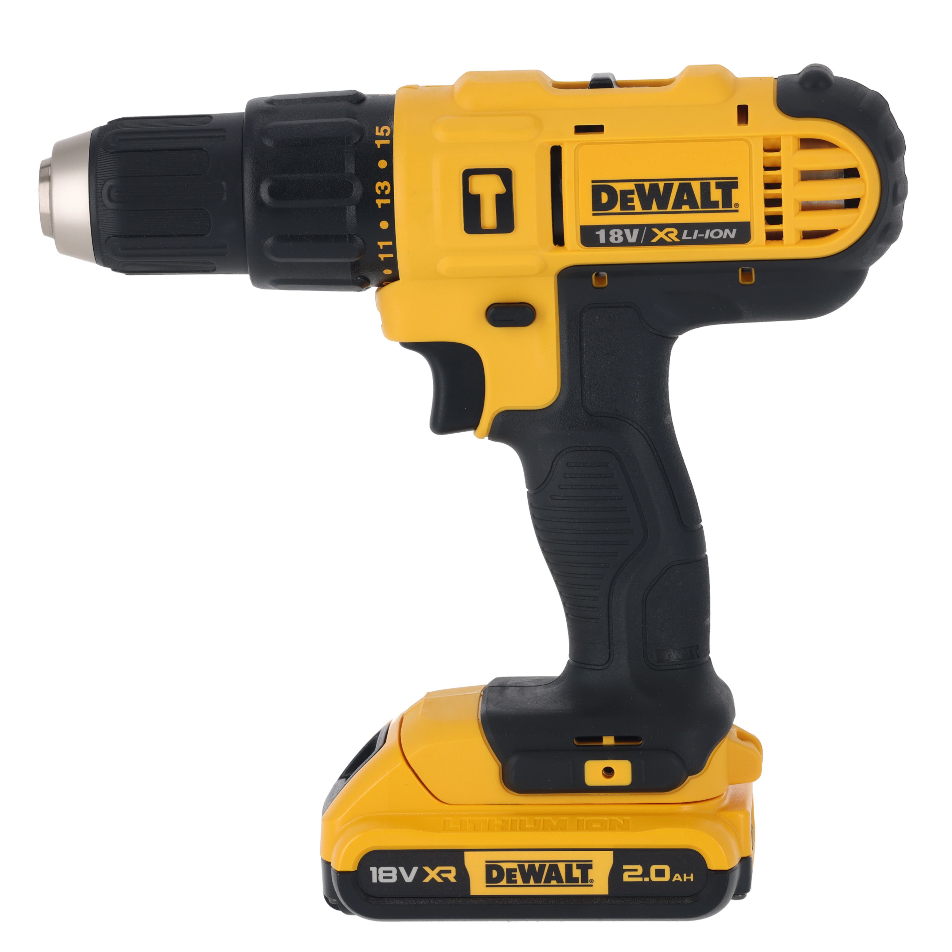 DeWalt 18V Li-ion XR Brushed Cordless Combi drill & impact driver (2 x 2Ah) DCZ298D2T-BQGB