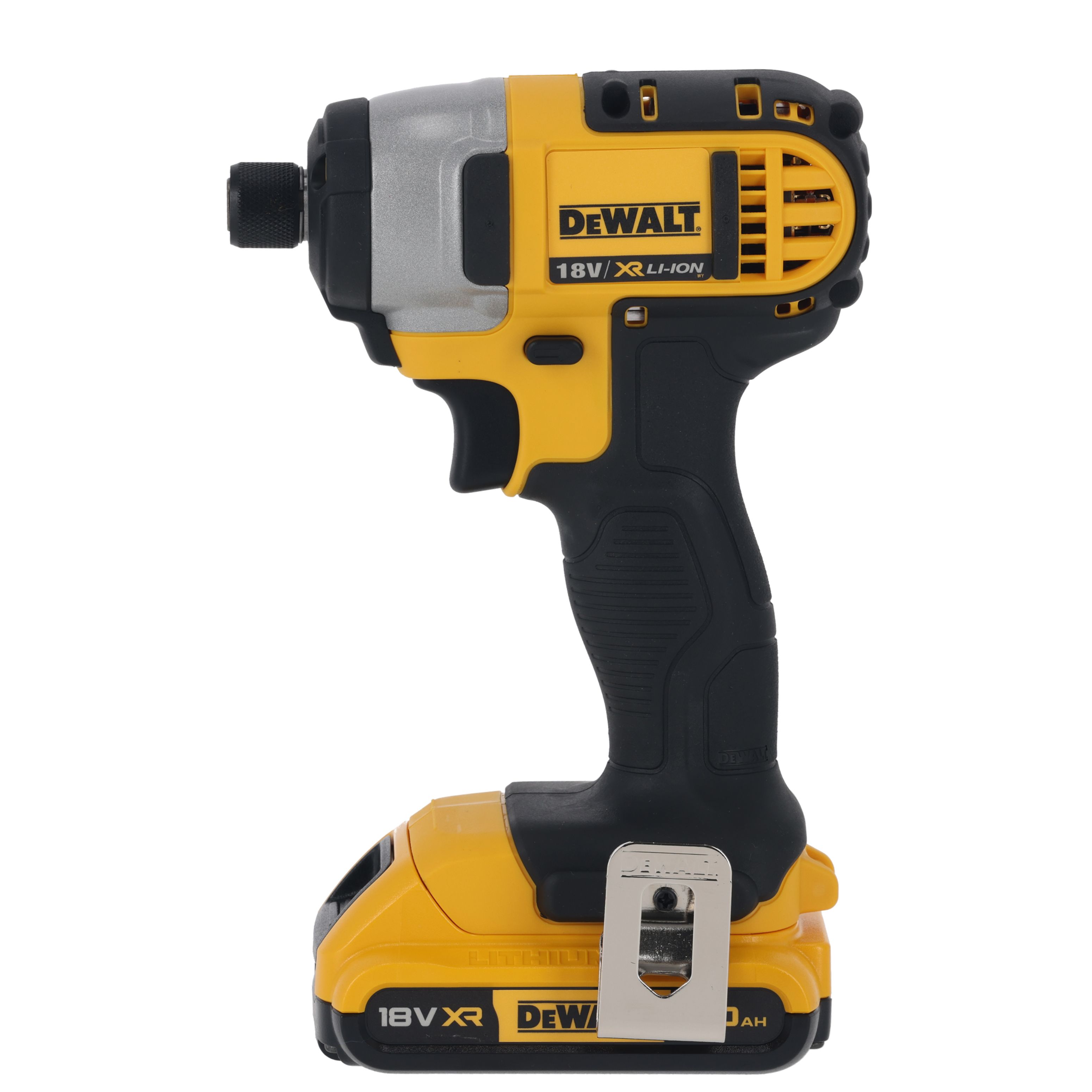 DeWalt 18V Li-ion XR Brushed Cordless Combi drill & impact driver (2 x 2Ah) DCZ298D2T-BQGB