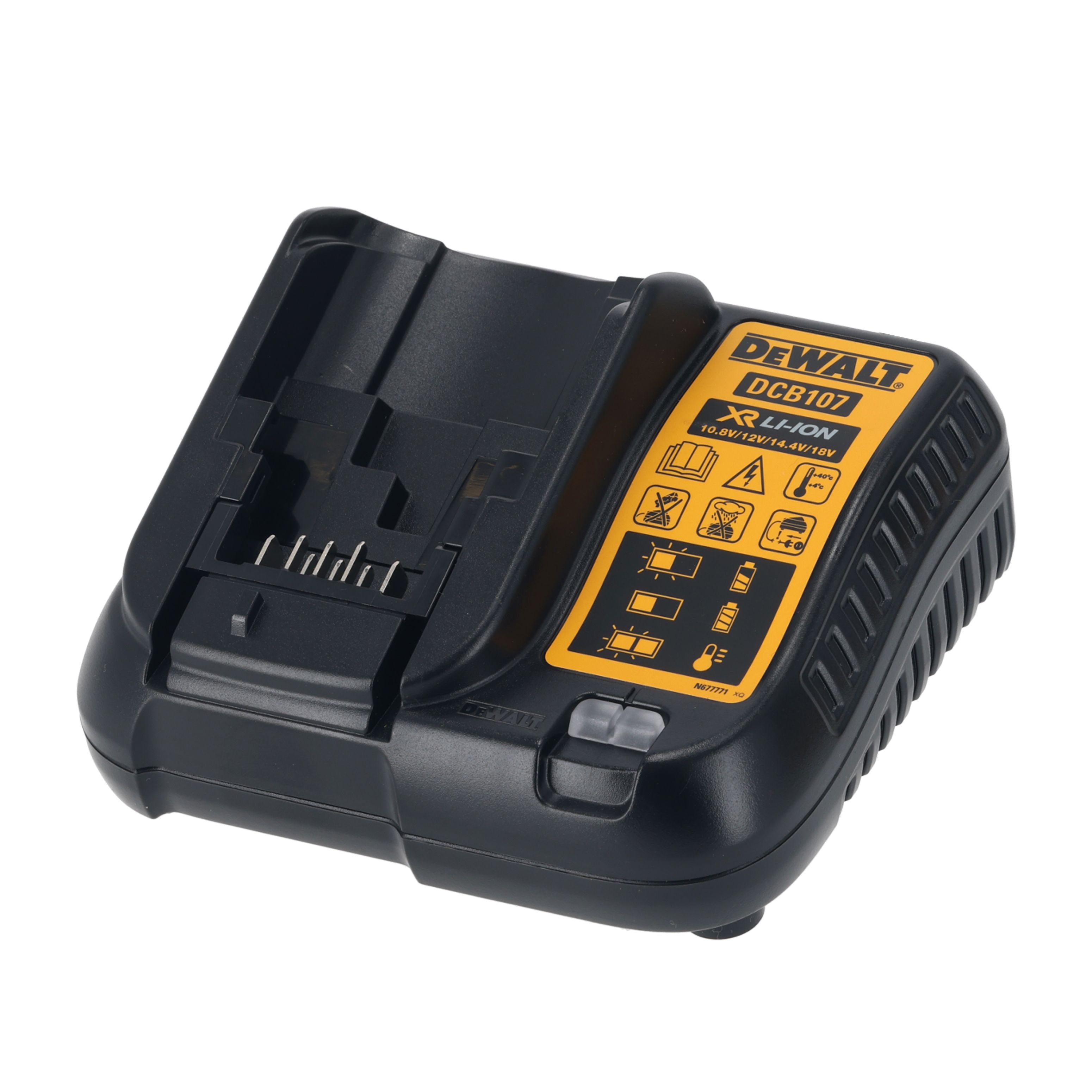 DeWalt 18V Li-ion XR Brushed Cordless Combi drill & impact driver (2 x 2Ah) DCZ298D2T-BQGB