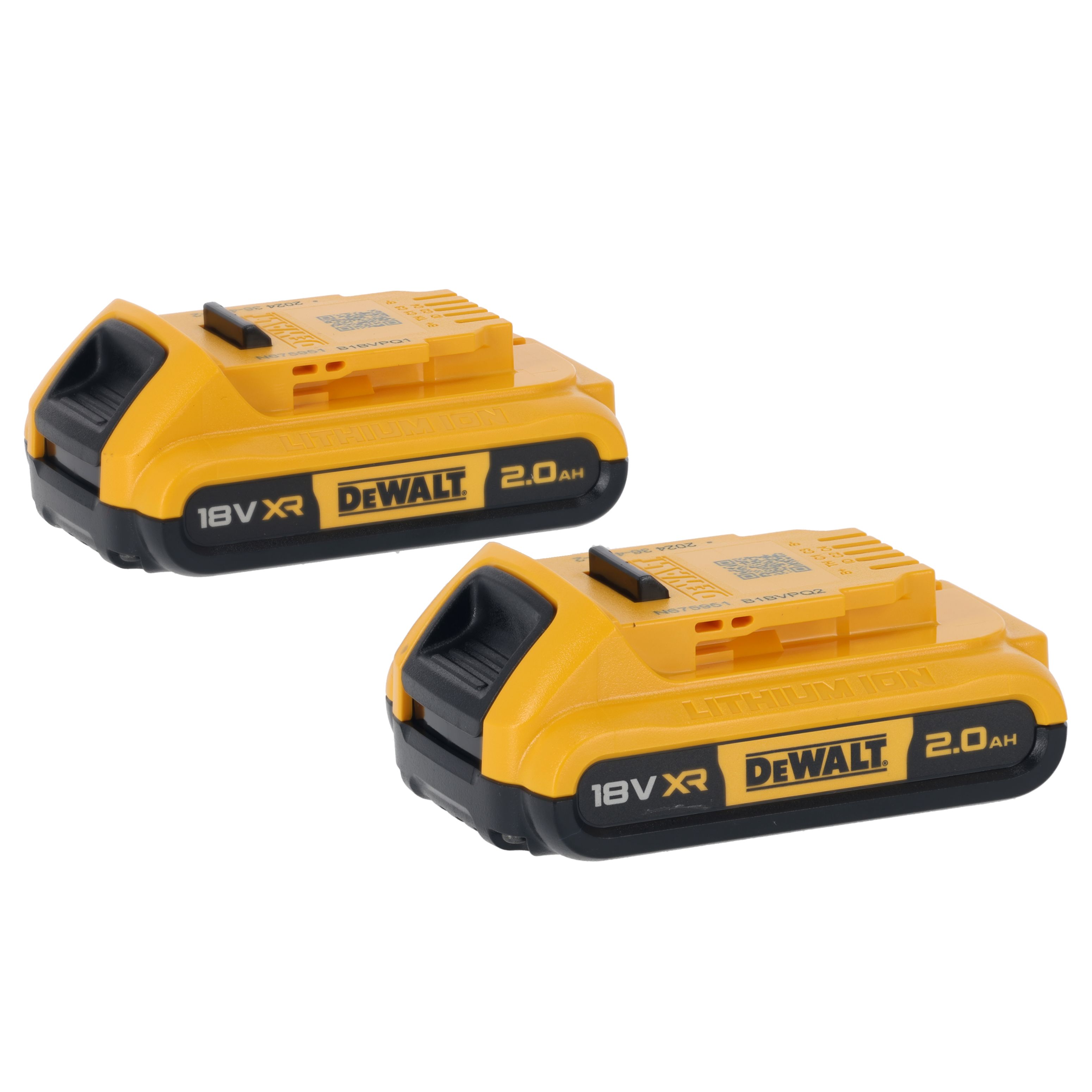 DeWalt 18V Li-ion XR Brushed Cordless Combi drill & impact driver (2 x 2Ah) DCZ298D2T-BQGB