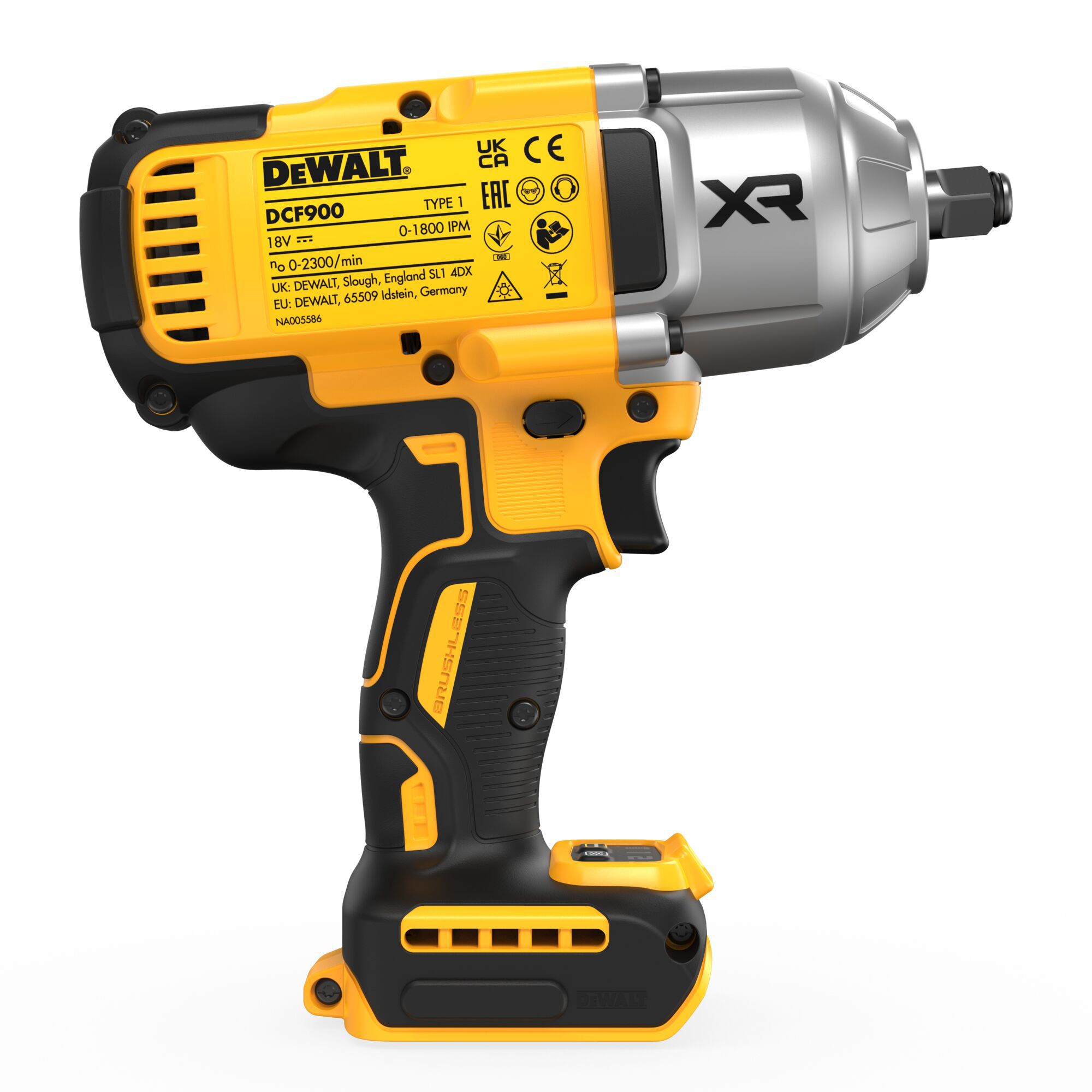 DeWalt 18V XR Brushless Cordless Impact wrench (Bare Tool) - DCF900N-XJ
