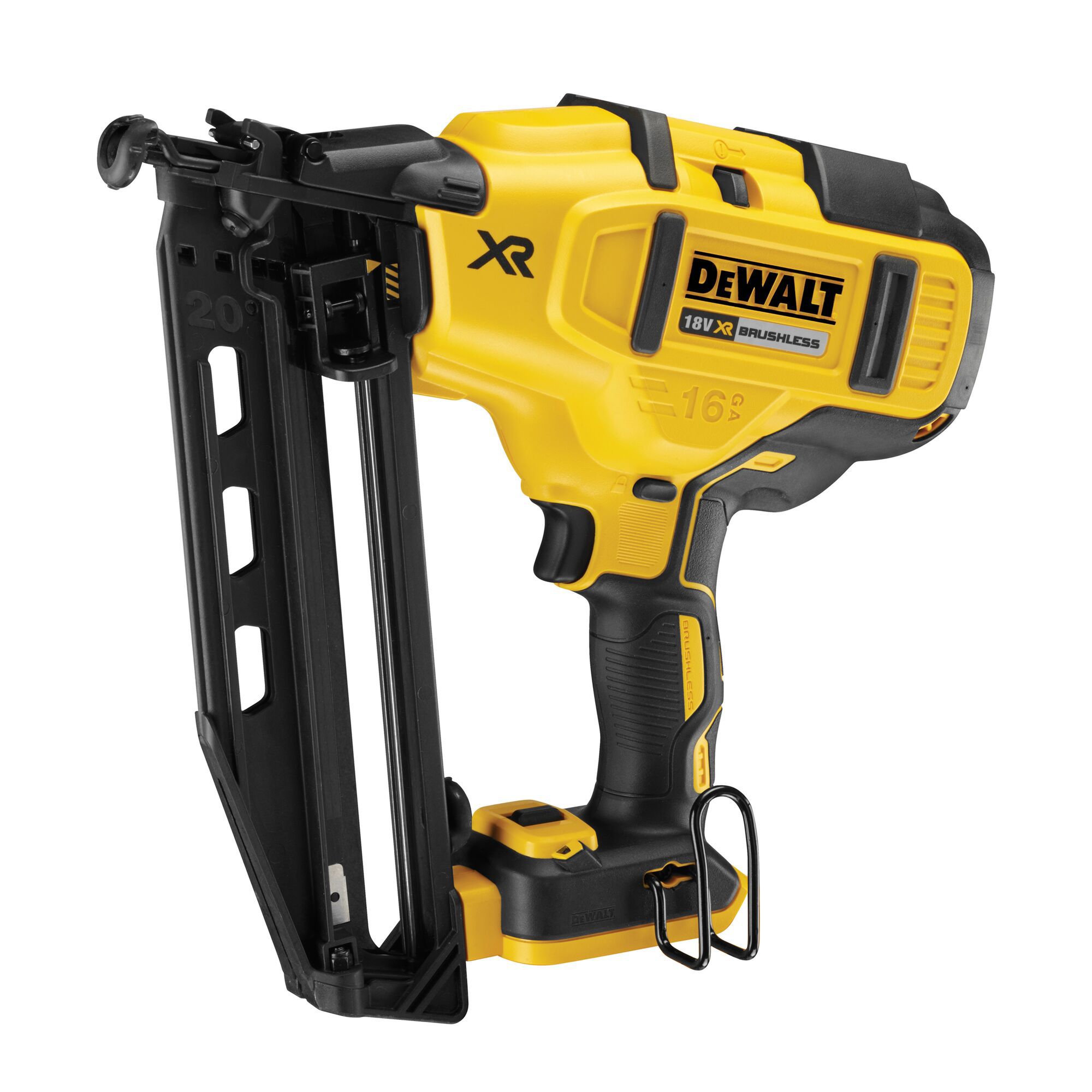 DeWalt 18V XR Lithium 64mm Second fix Cordless 16 gauge Nail gun (Bare Tool) - DCN660N-XJ