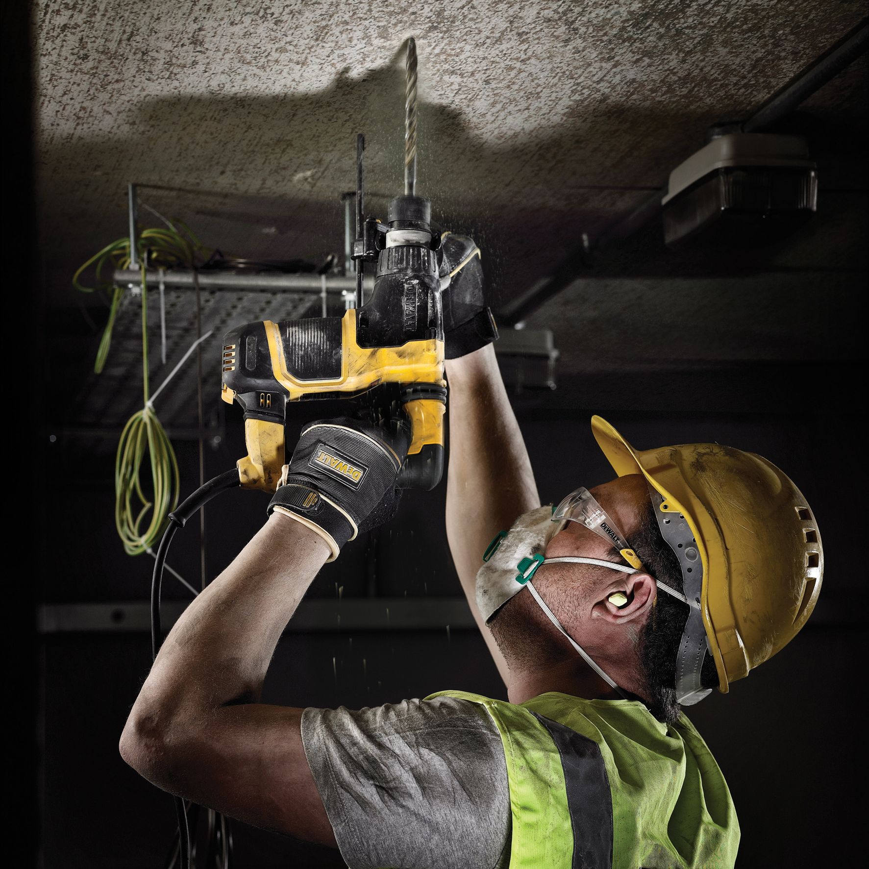 DeWalt 240V 650W Corded SDS+ drill D25052KT-GB