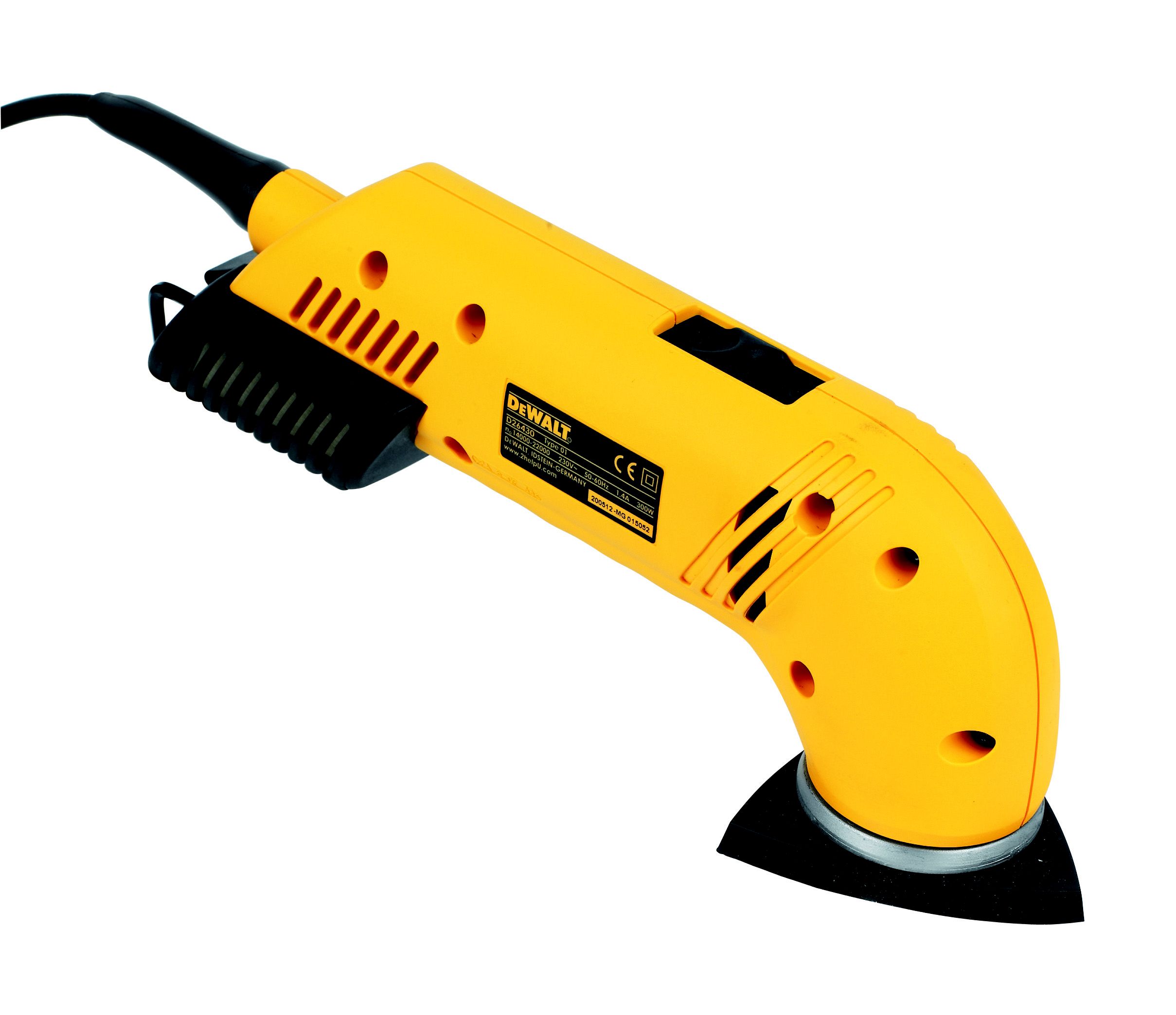 DeWalt 300W 240V Corded Detail sander D26430 GB DIY at B Q