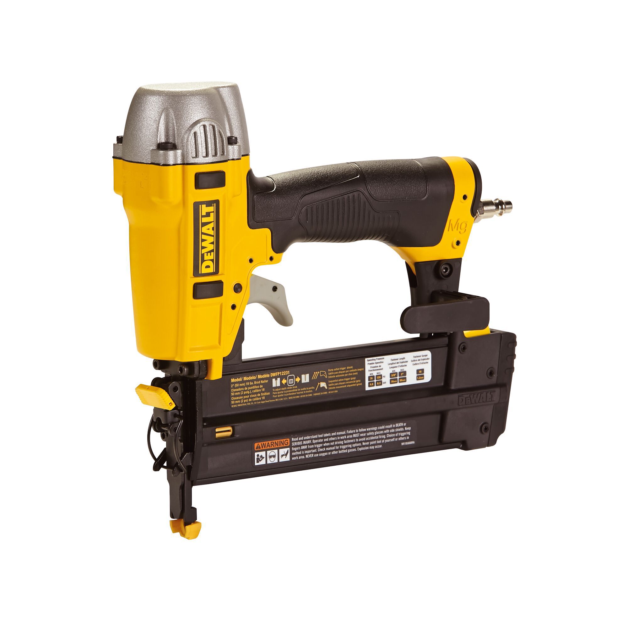 DeWalt 64mm Straight Corded Air brad nail gun DPN1850-XJ