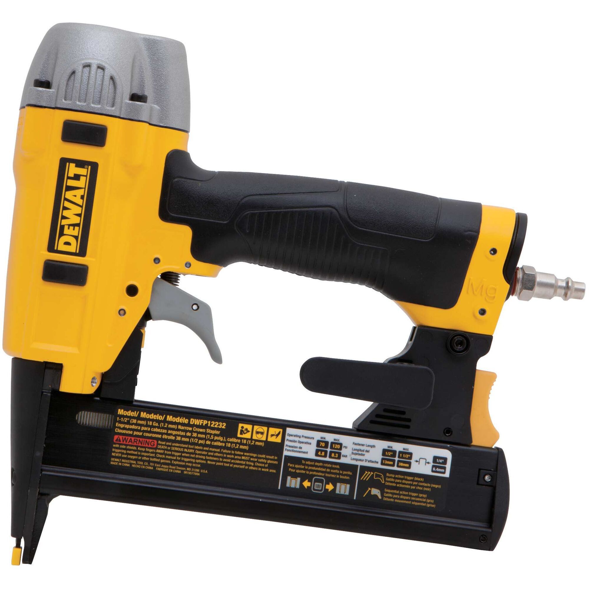 DeWalt 64mm Straight Corded Air brad nail gun DPN1850-XJ