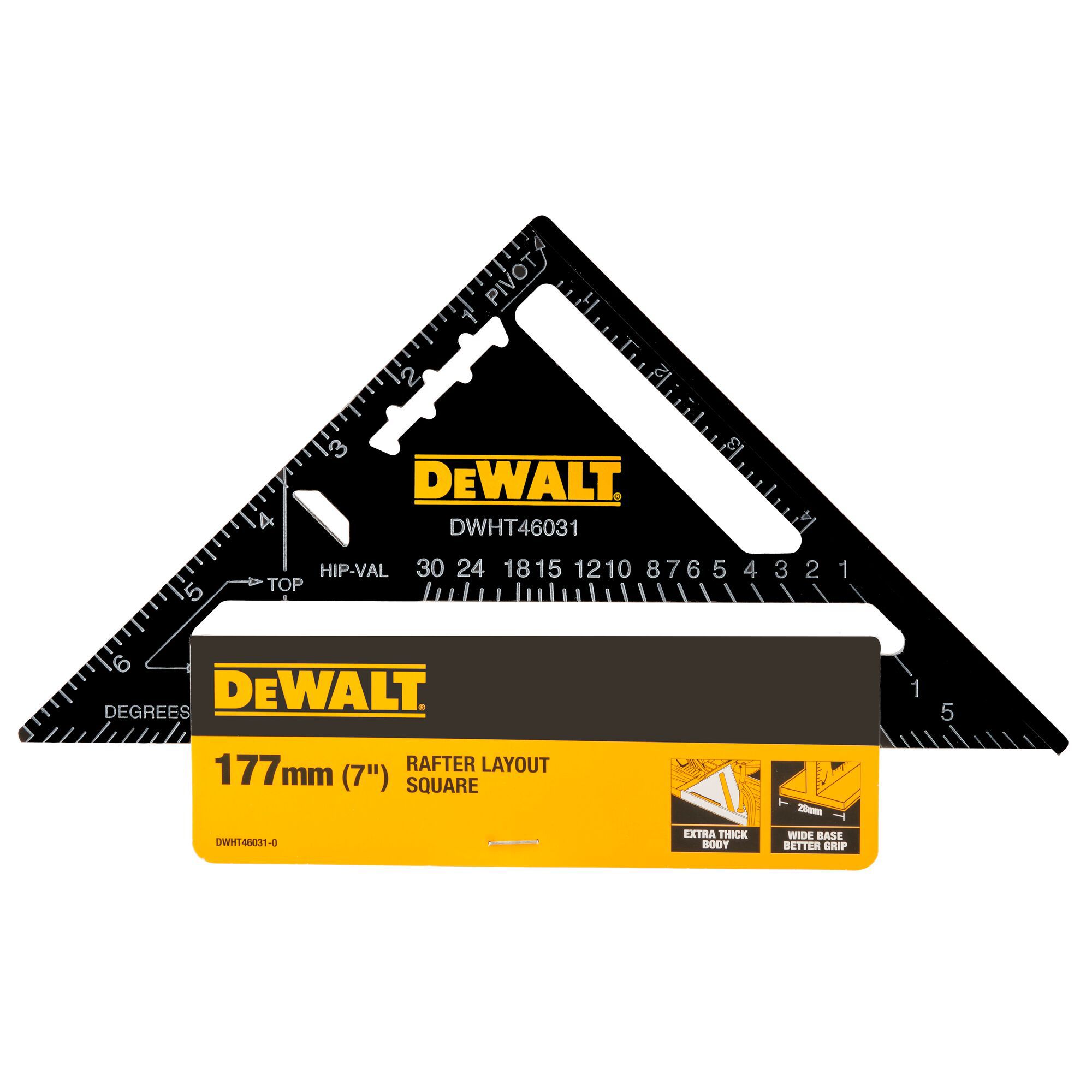 DeWalt 7" Rafter square