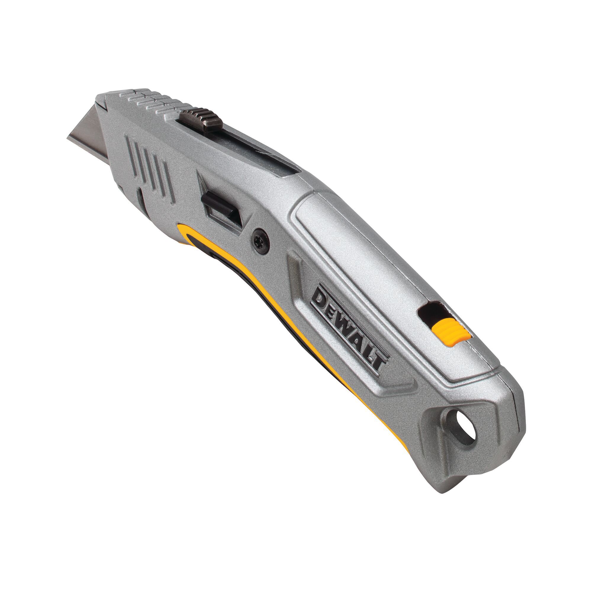 DeWalt 70mm Chrome vanadium steel Yellow Retractable knife