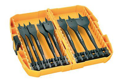 DeWalt 8 piece Flat drill bit set DIY at B Q