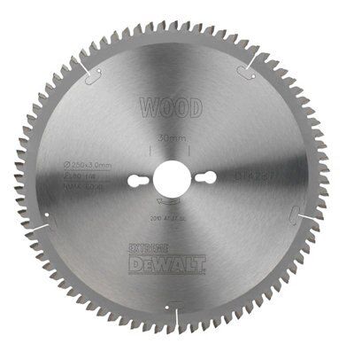 DeWalt 80T Circular saw blade (Dia)250mm