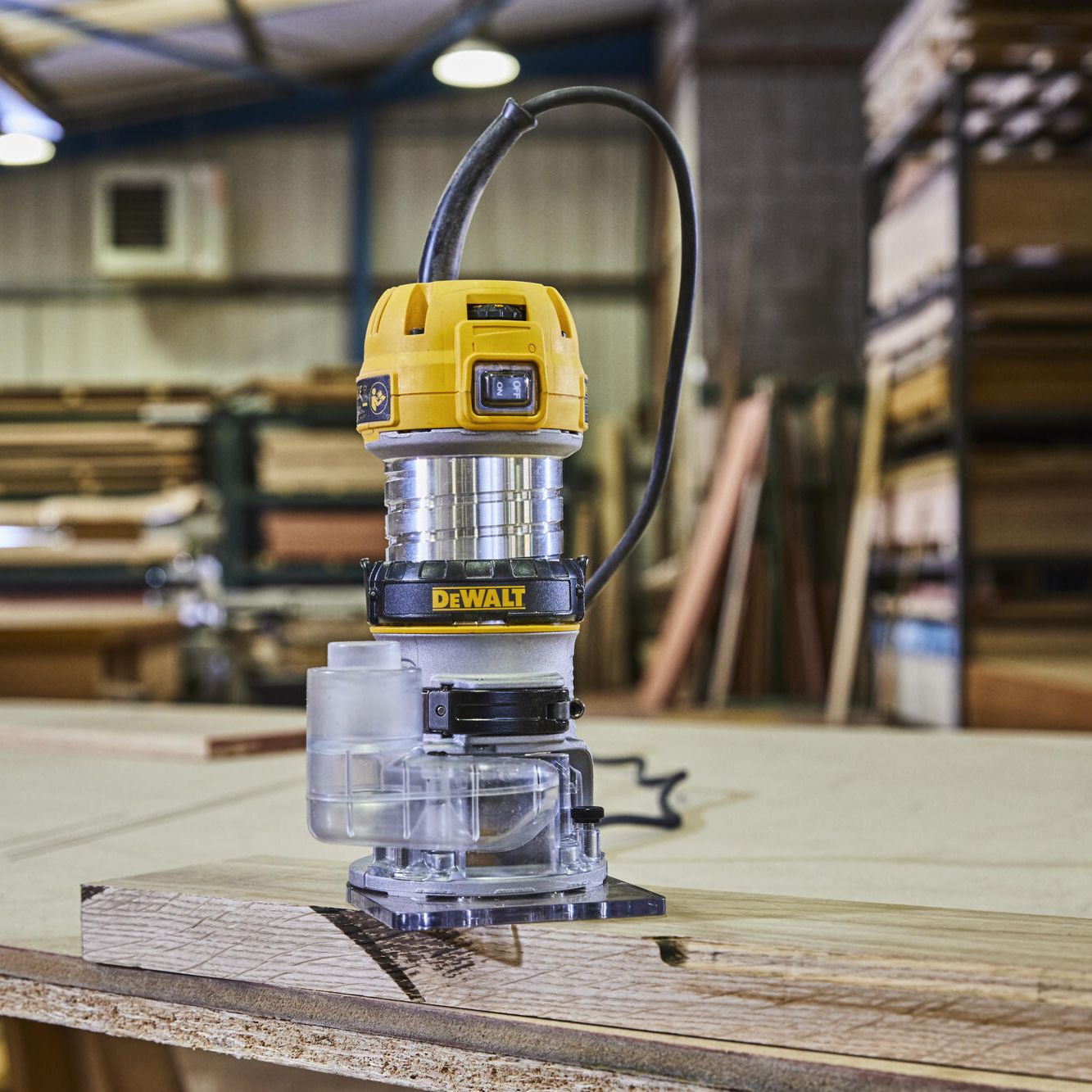 Refurb DeWalt DWE625KT-GB 2300W 1/2"  Electric Plunge Router 240V - 7
