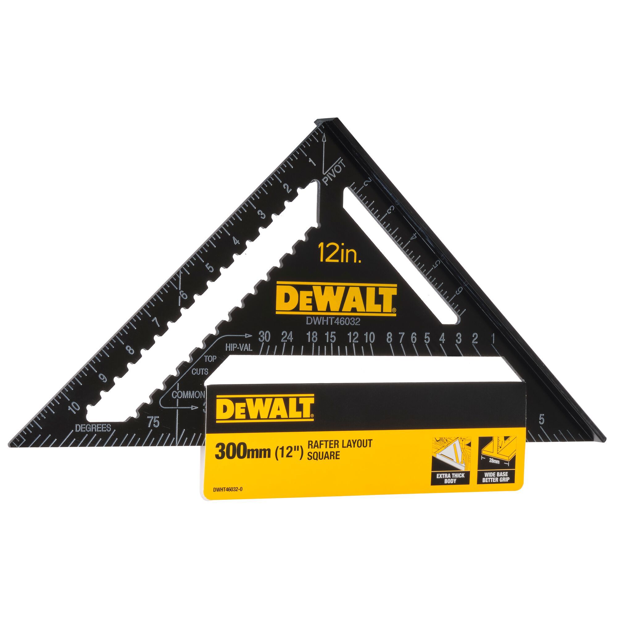 DeWalt Aluminium Rafter square L 306mm W 305mm