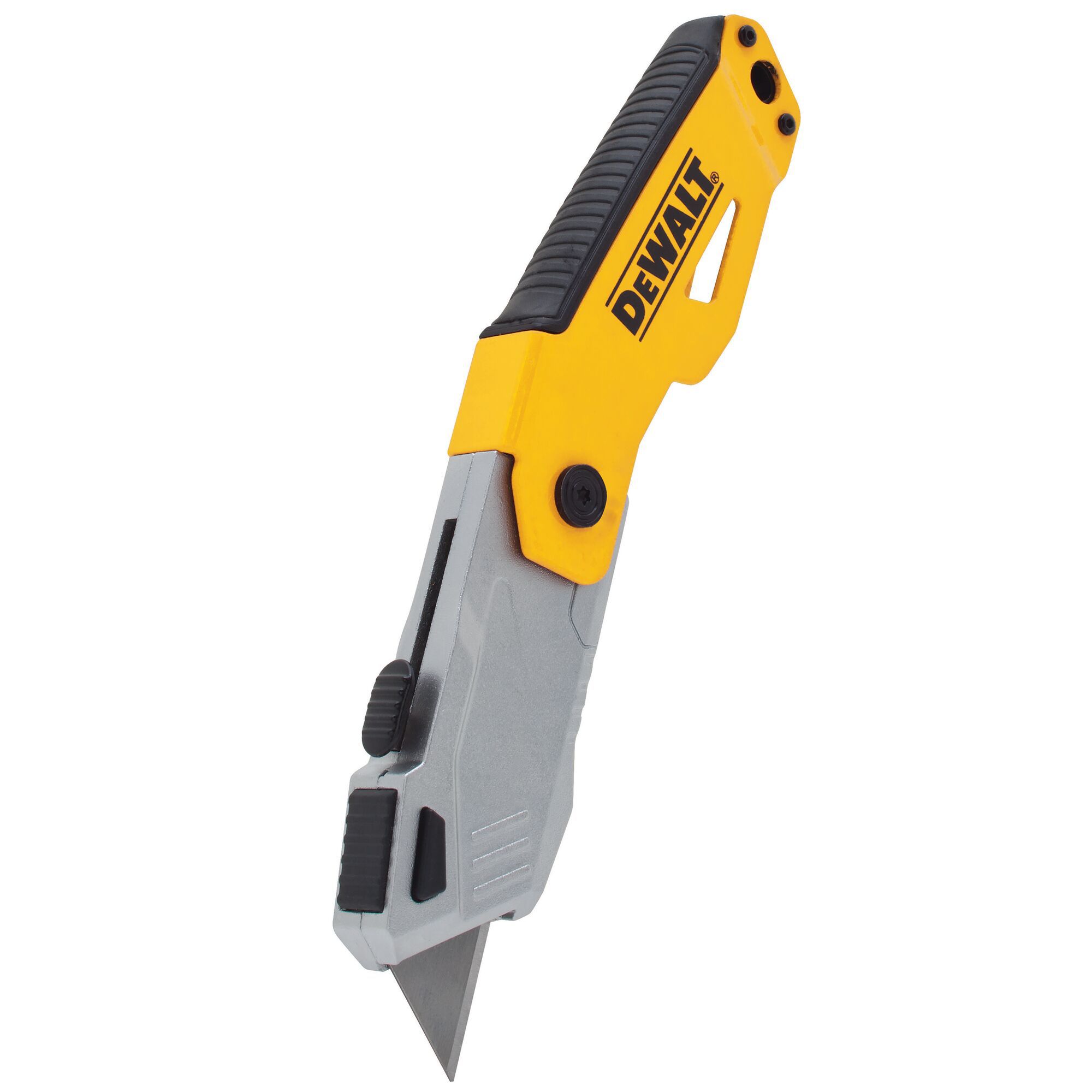 DeWalt Autoload 57mm Chrome vanadium steel Yellow Foldable Retractable knife