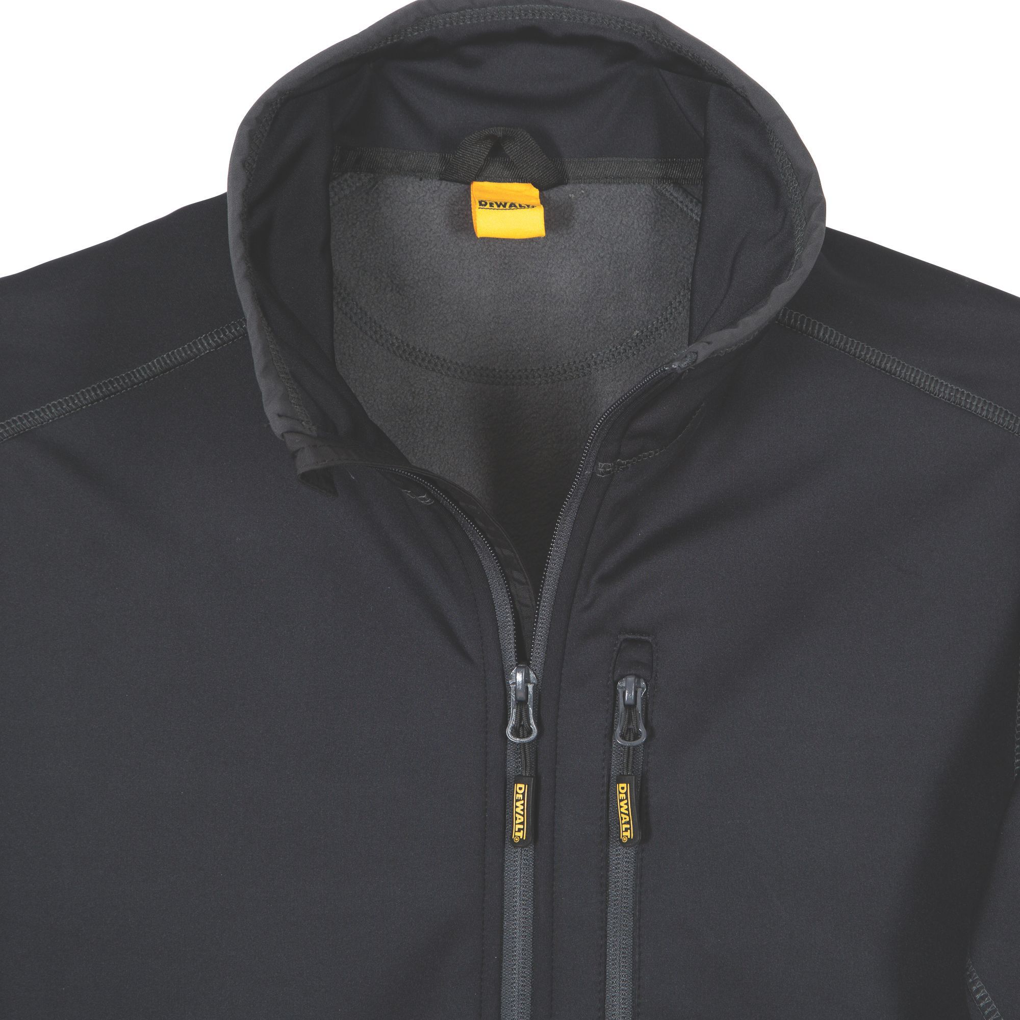 DeWalt Barton 3-Layer Tech Black Men's Jacket, Large