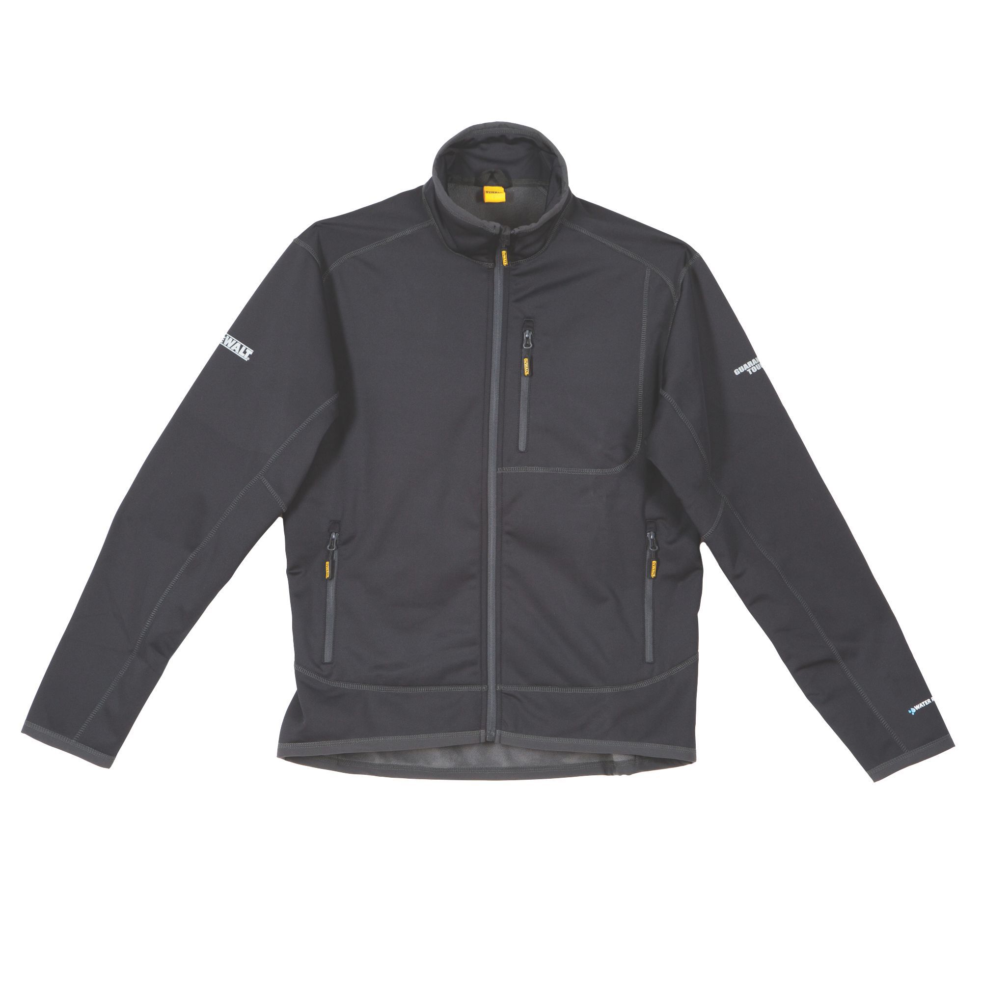 DeWalt Barton 3-Layer Tech Black Men's Jacket, Medium