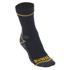 DeWalt Black, grey & yellow Socks One size, 1 Pair