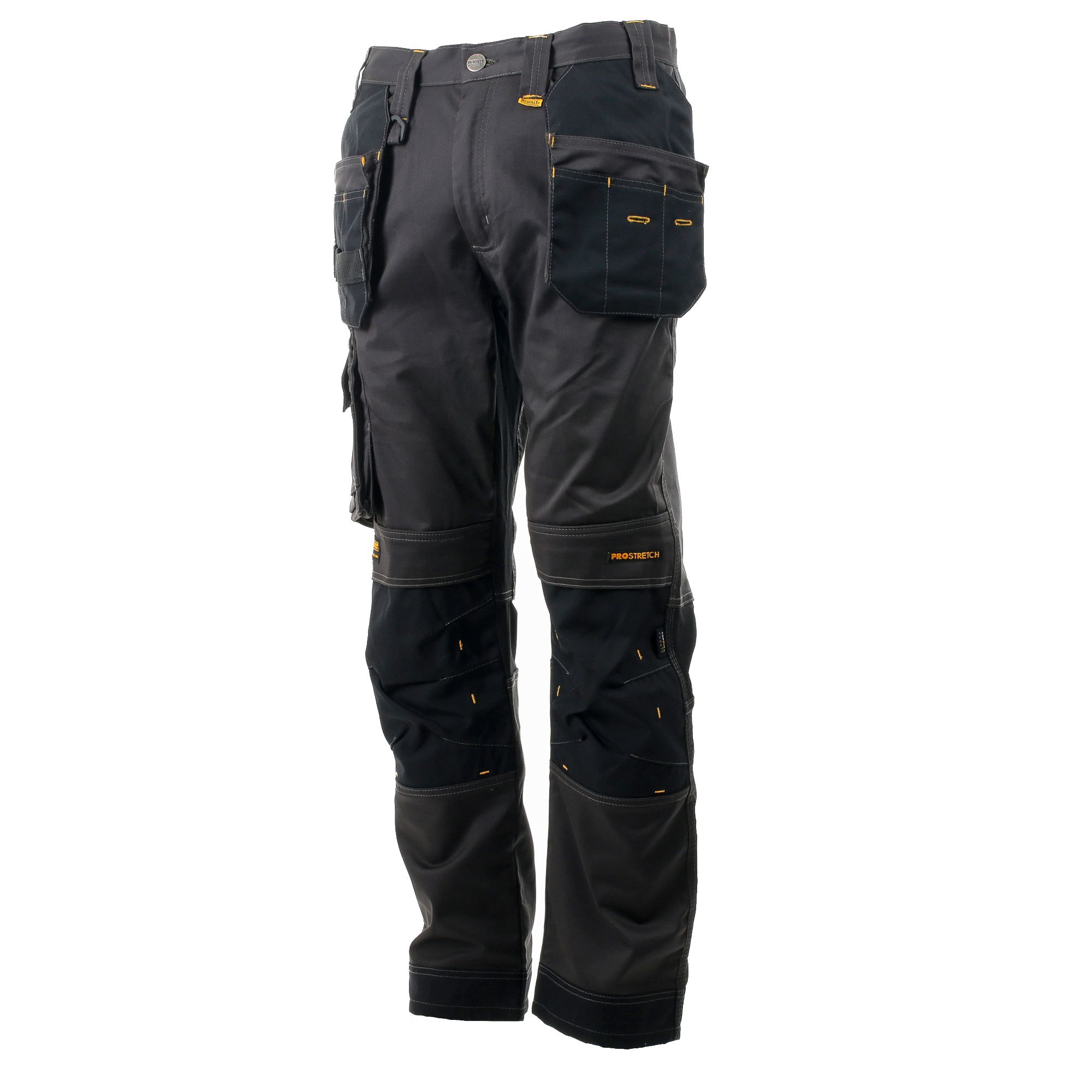 DeWalt Chester Grey & black Unisex Holster pocket trousers, W34" L31"