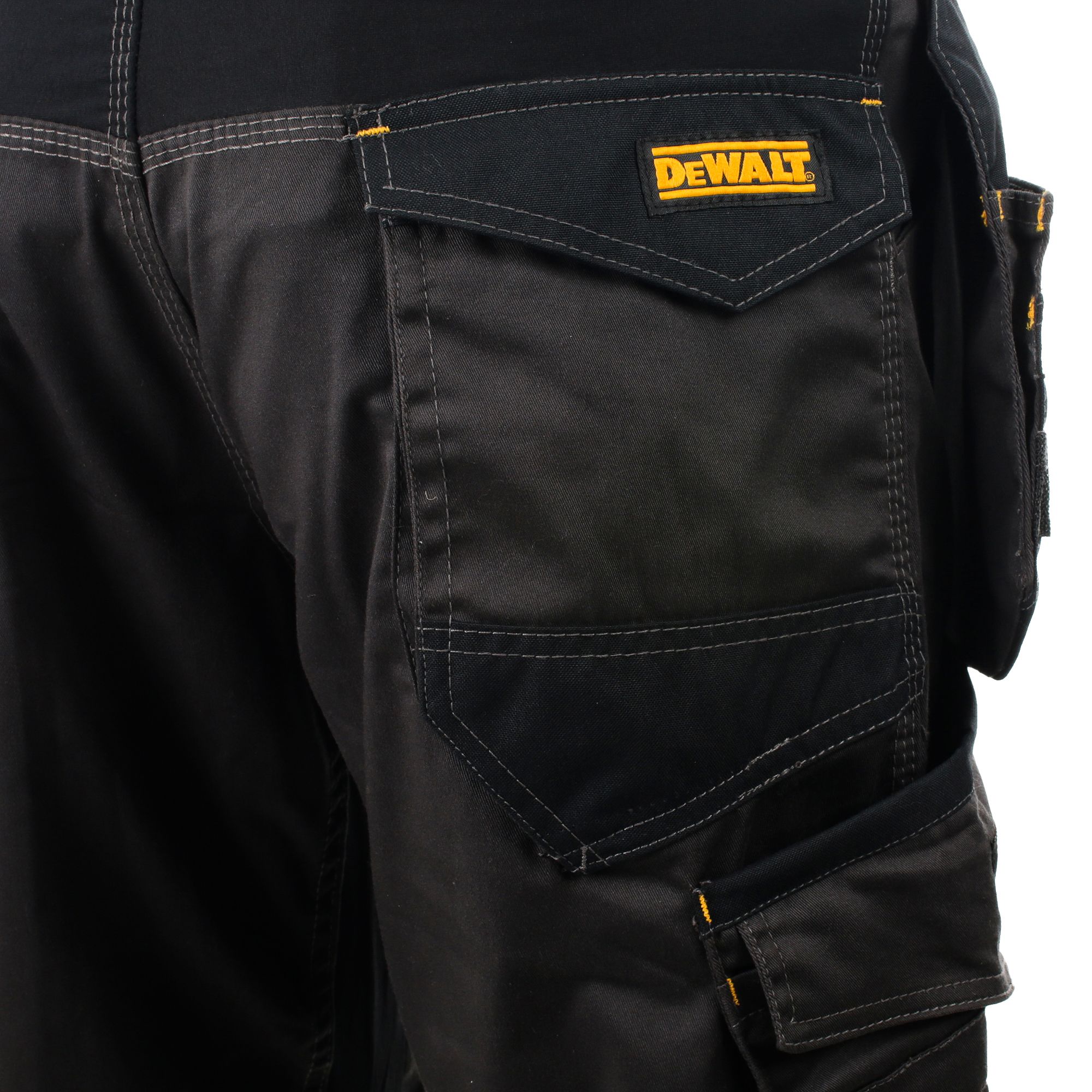 DeWalt Chester Grey & black Unisex Holster pocket trousers, W34" L31"