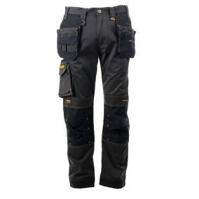 DeWalt Chester Grey & black Unisex Holster pocket trousers, W36" L31"