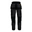 DeWalt Florida Grey & black Men's Holster pocket trousers, W36" L31"