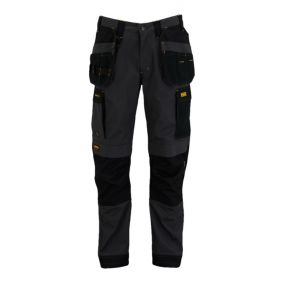 DeWalt Florida Grey & black Men's Holster pocket trousers, W38" L31"