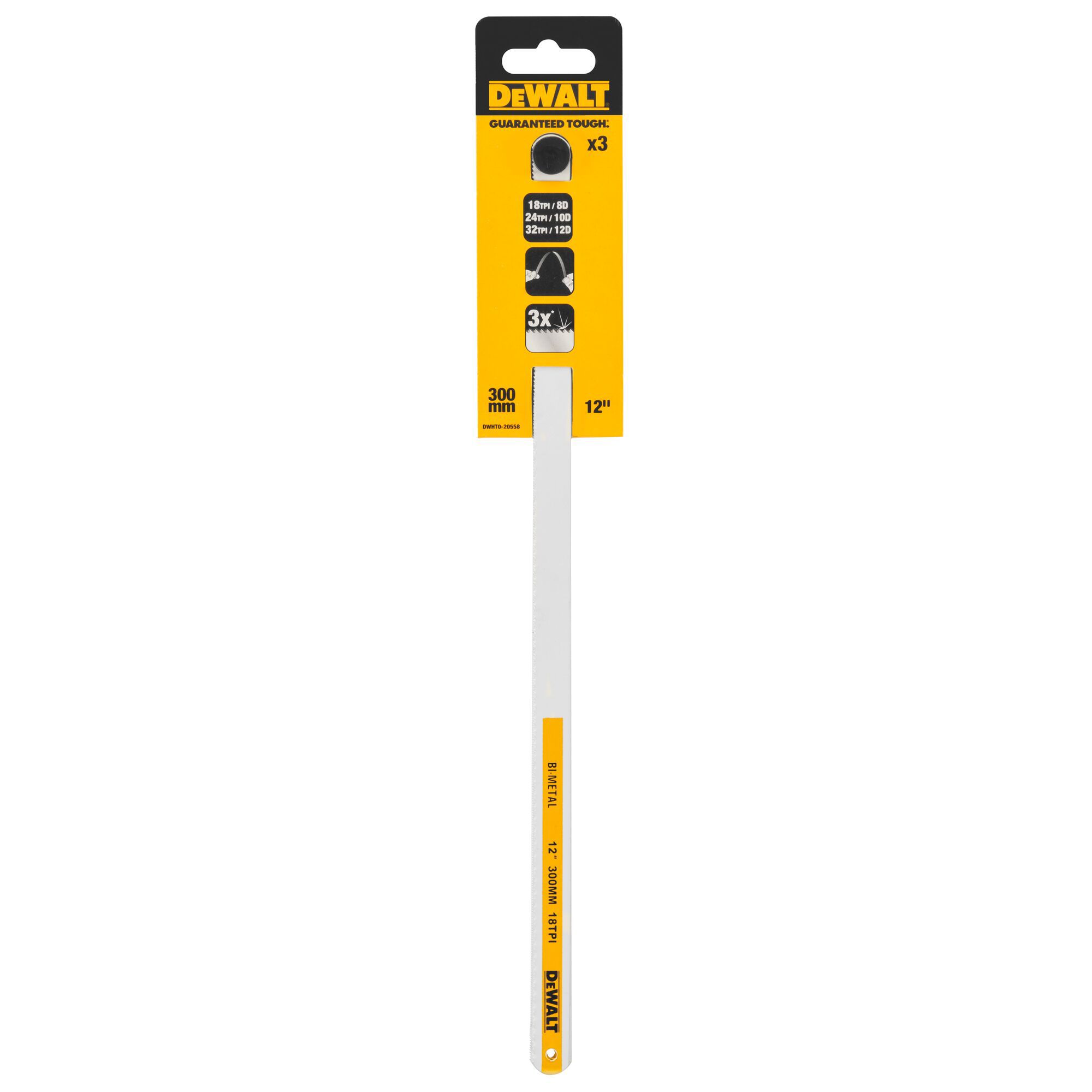 DeWalt Hacksaw blade (L)300mm, Pack of 3