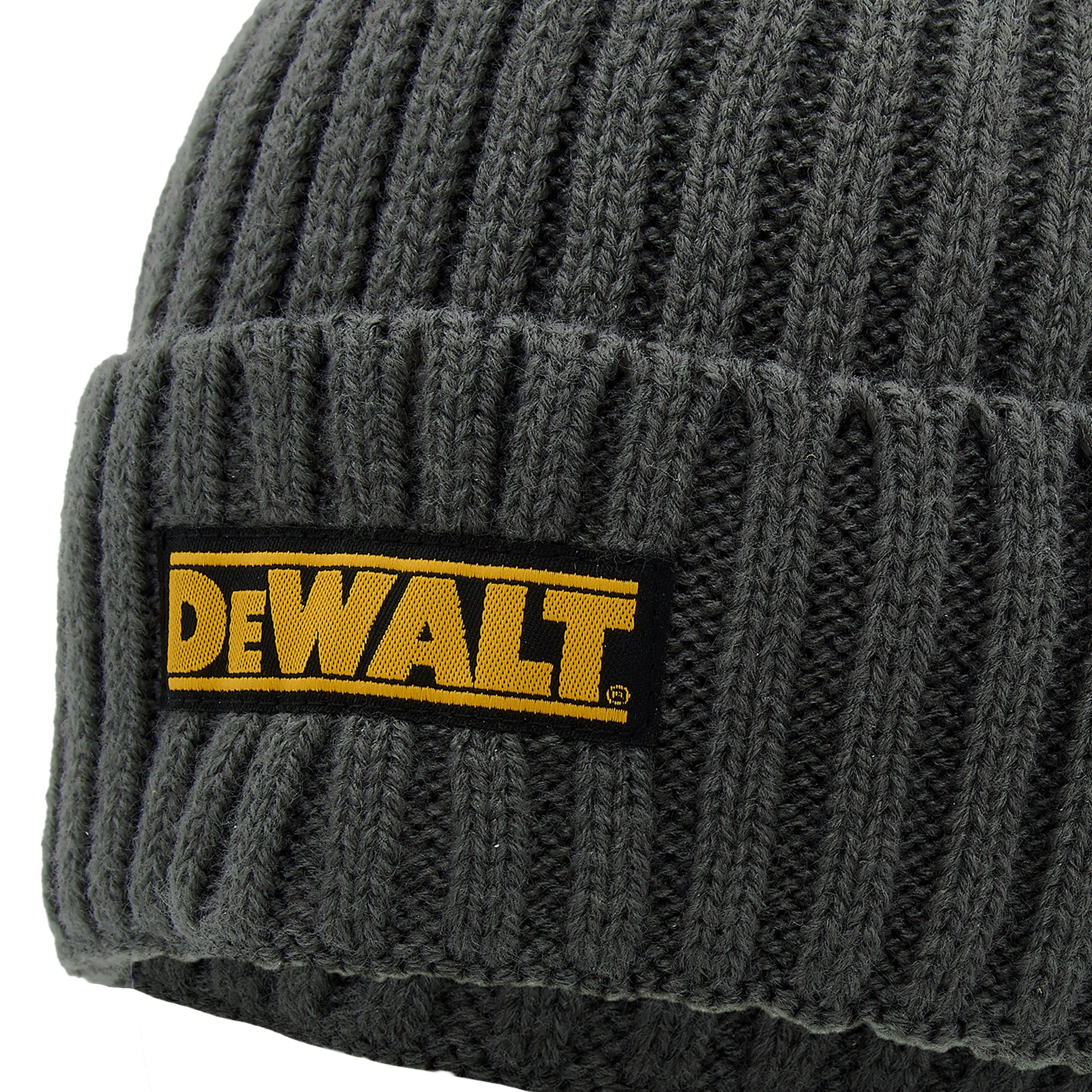 DeWalt Indianapolis Grey Knitted Winter beanie, One size