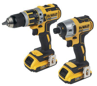DeWalt 18V Xr Brushless Combi Drill & Impact Driver Twin Pack DCK276P2-GB
