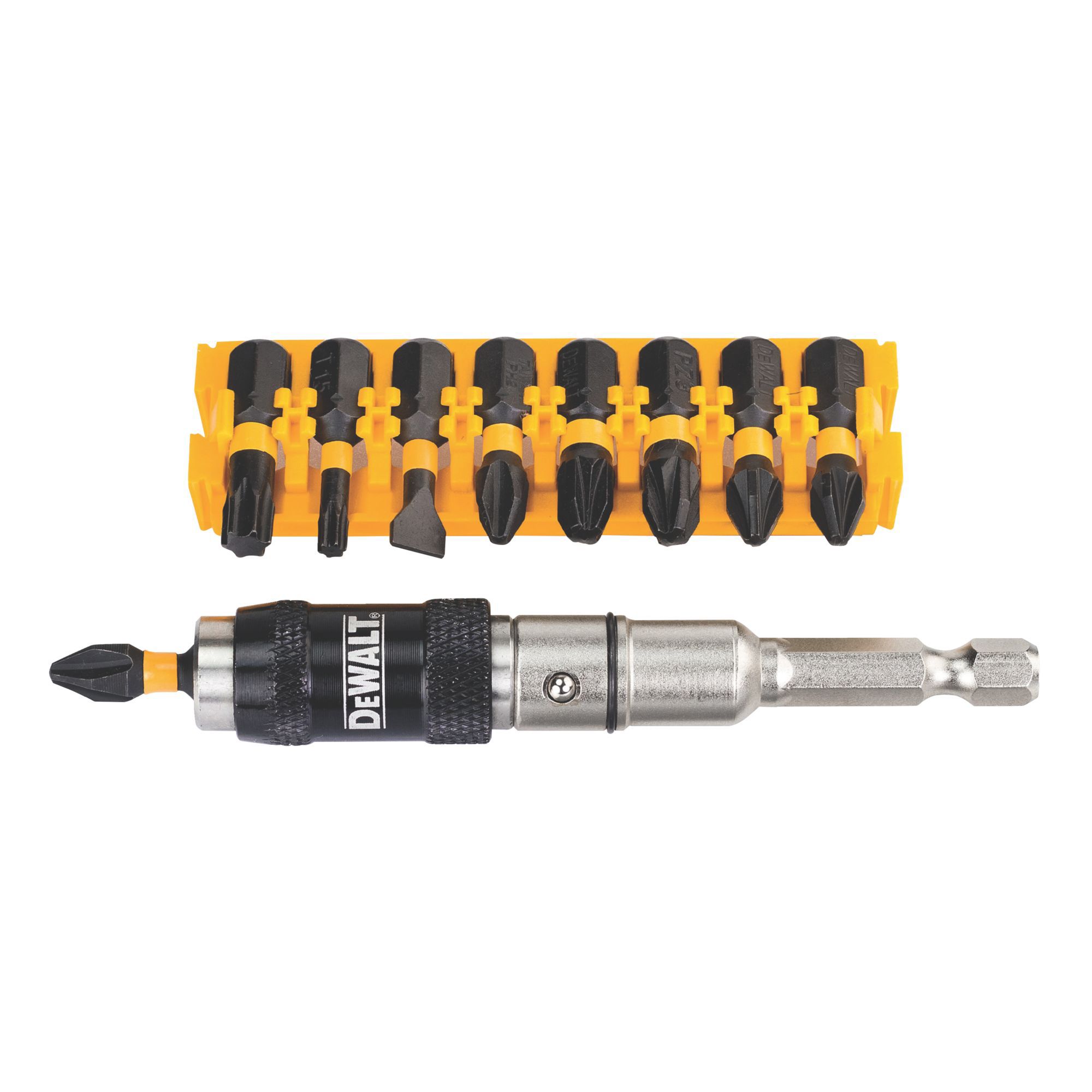 DeWalt Mixed Impact bit set (L)175mm, 10 pieces - DT70518T-QZ