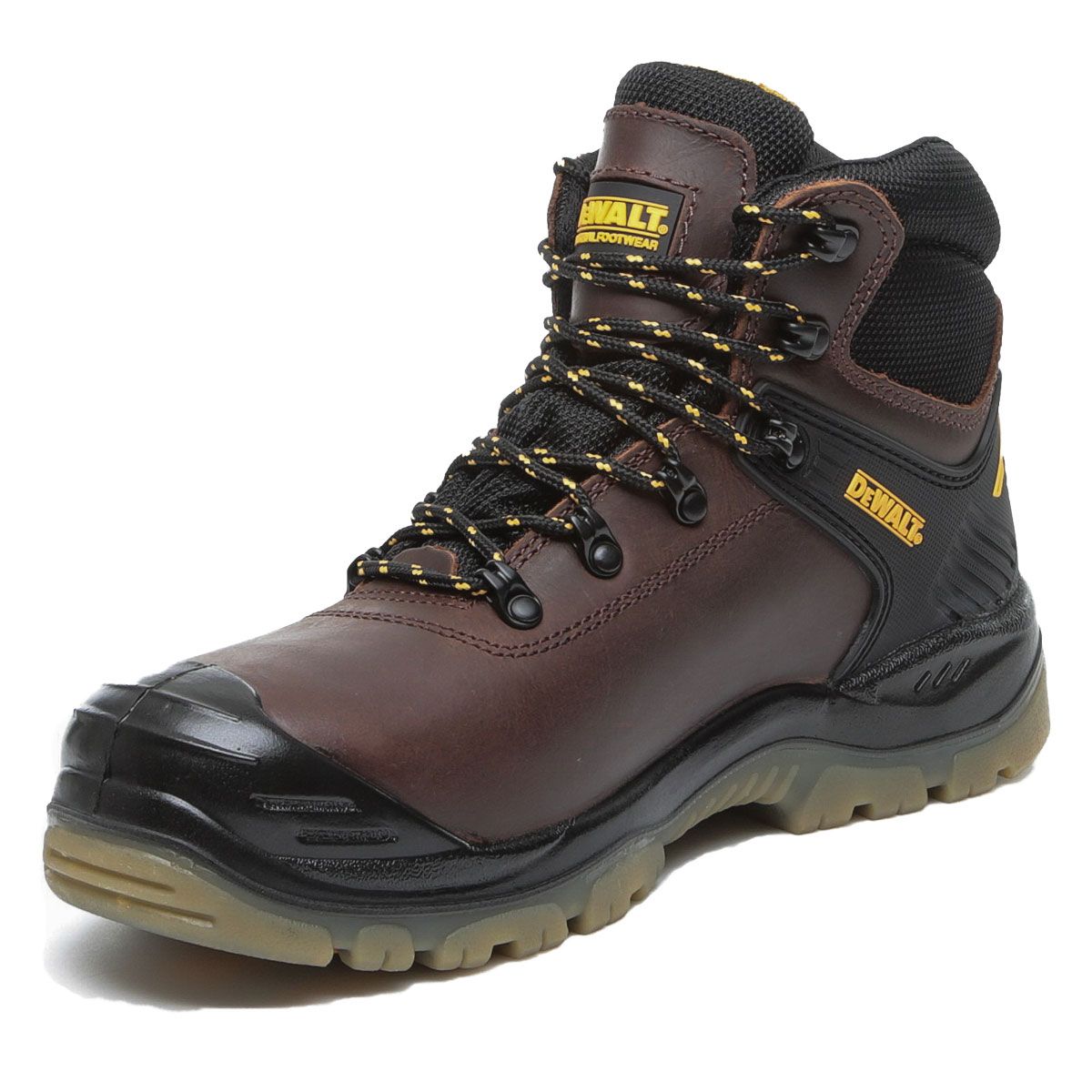 DeWalt Newark Men's Brown Safety boots, Size 12 DIY at B&Q