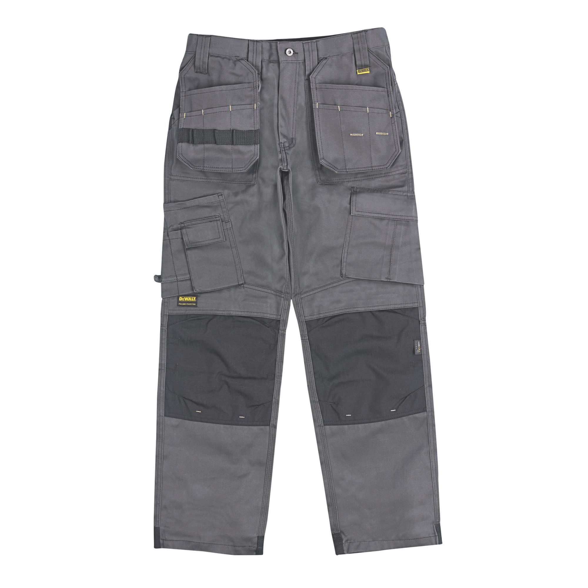 DeWalt Pro Tradesman Black & grey Trousers, W34