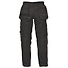DeWalt Pro Tradesman Black Men's Trousers, W34" L29"