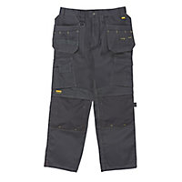 DeWalt Pro Tradesman Black Men's Trousers, W40" L29"