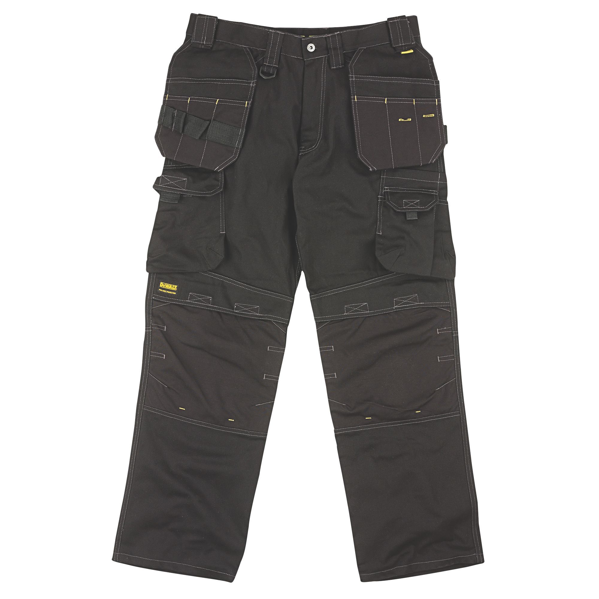 DeWalt Pro tradesman Black Men's Trousers, W40" L31" DIY at B&Q