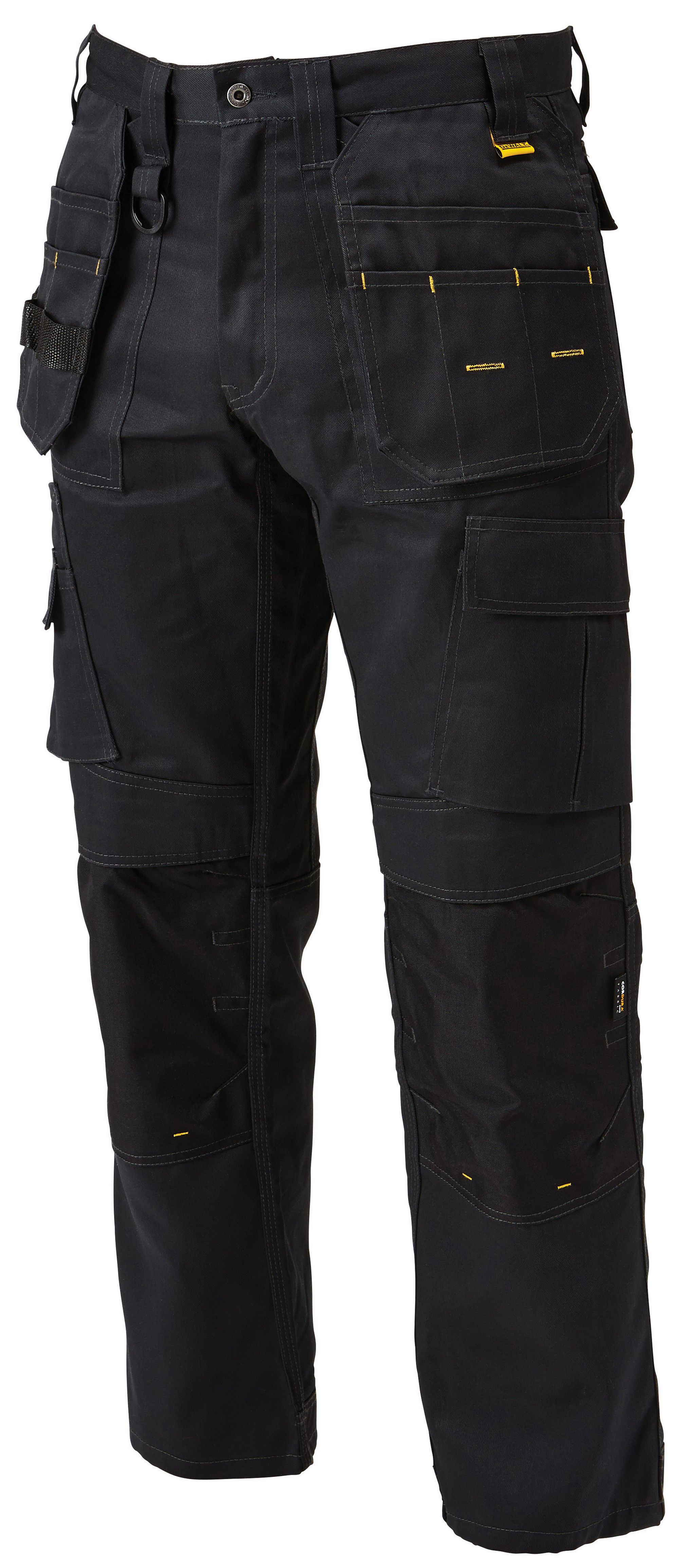 DeWalt Pro Tradesman Black Trousers, W30" L31"