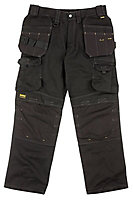 DeWalt Pro Tradesman Black Trousers, W32" L31"