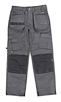 DeWalt Pro tradesman Grey Trousers, W32" L31"