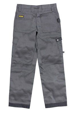 DeWalt Pro tradesman Grey Trousers, W34" L33"