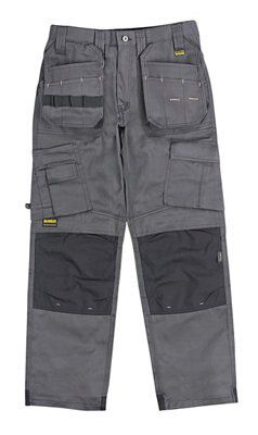 DeWalt Pro tradesman Grey Trousers, W34" L33"
