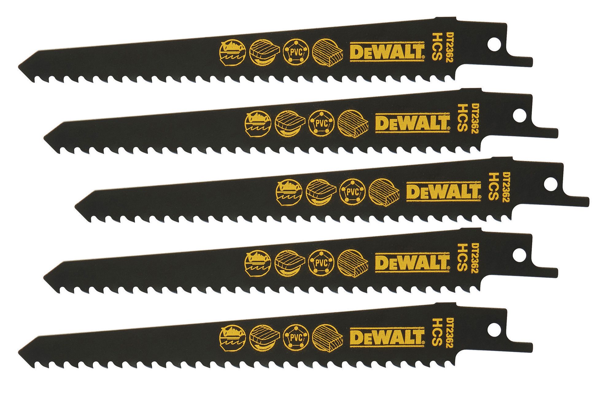 DeWalt Professional Universal Reciprocating Saw Blade DT2362-QZ, Pack ...