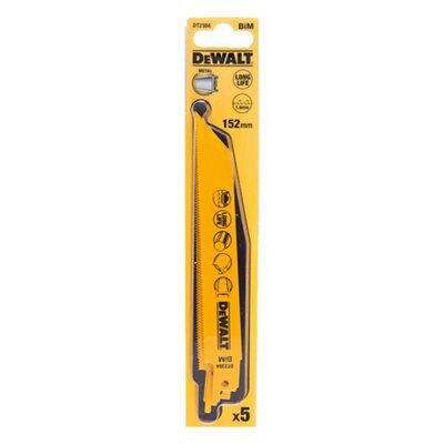 DeWalt Professional Universal Reciprocating saw blade DT2384-QZ, Pack of 5