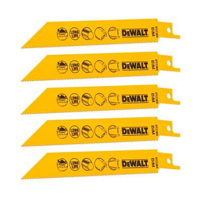 DeWalt Professional Universal Reciprocating saw blade DT2384-QZ, Pack of 5