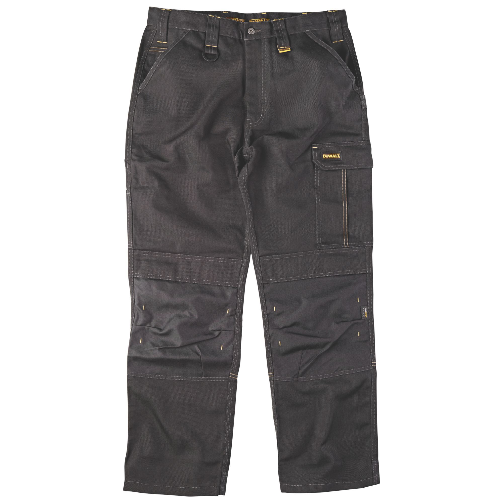 Dewalt Ridgeley Black Trousers W32 L32 Diy At B Q