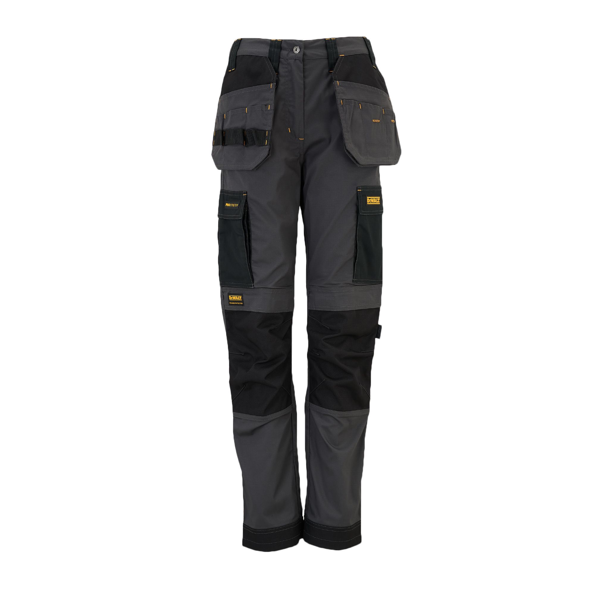 DeWalt Roseville Black & grey Women's Trousers, Size 10 L29"