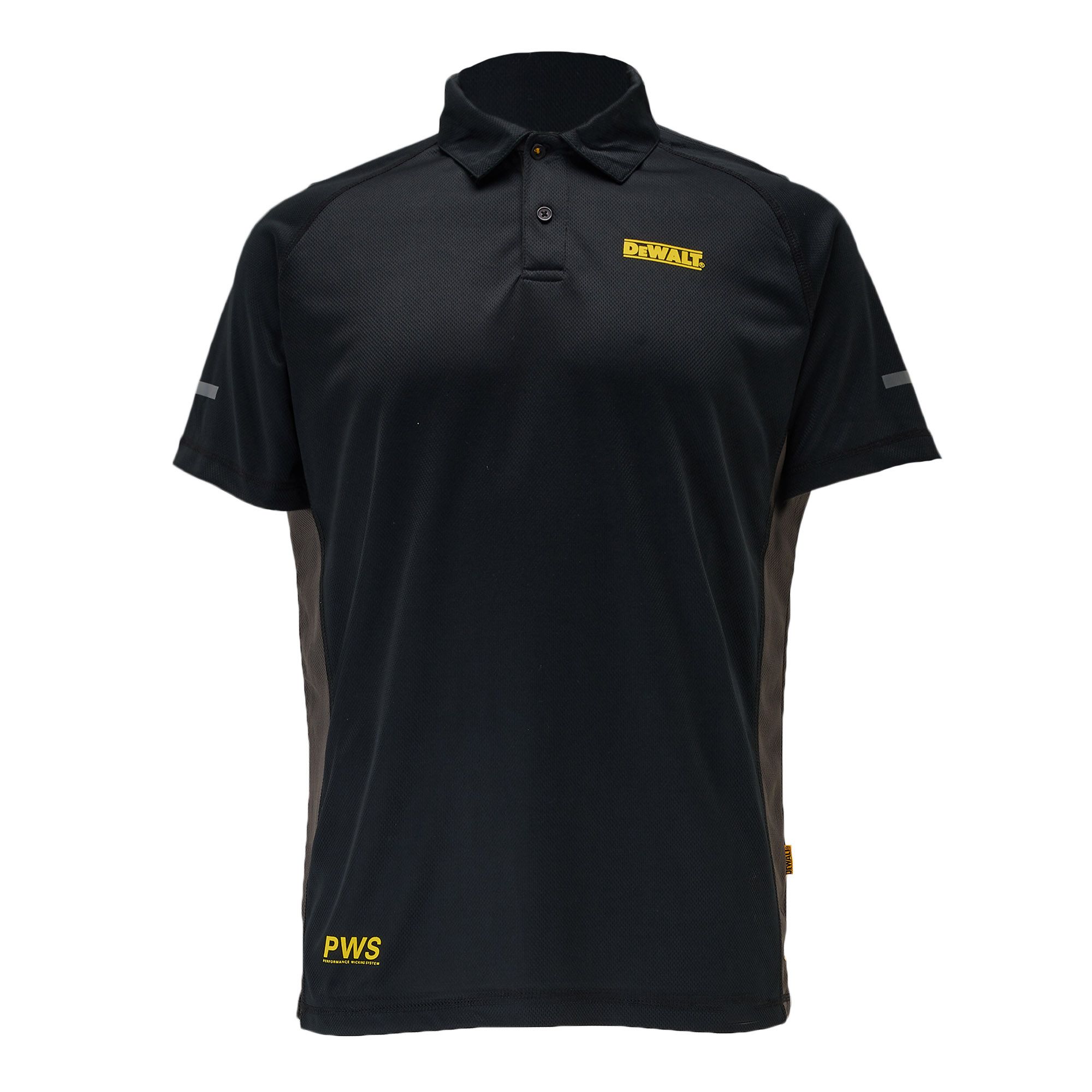 DeWalt Rutland Black Polo shirt Large